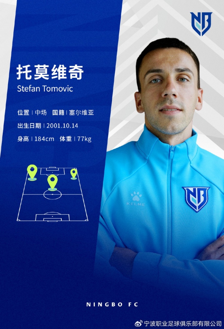 宁波FC官宣签下塞超前腰托莫维奇 数据详解176场37球14助 宁波FC官宣签下塞超前腰托莫维奇 数据详解176场37球14助