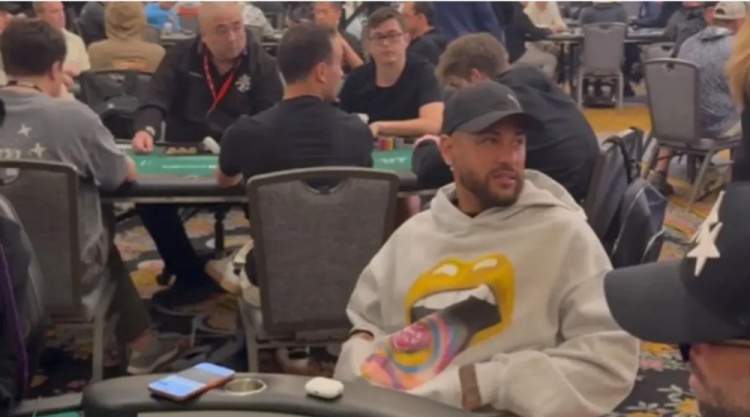 内马尔世界杯出局后征战WSOP首日遭团灭