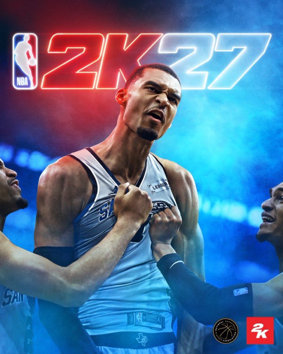 文班亚马成NBA2K27封面人物 场均25+11+3+DPOY 降薪续约马刺 文班亚马成NBA2K27封面人物 场均25+11+3+DPOY 降薪续约马刺