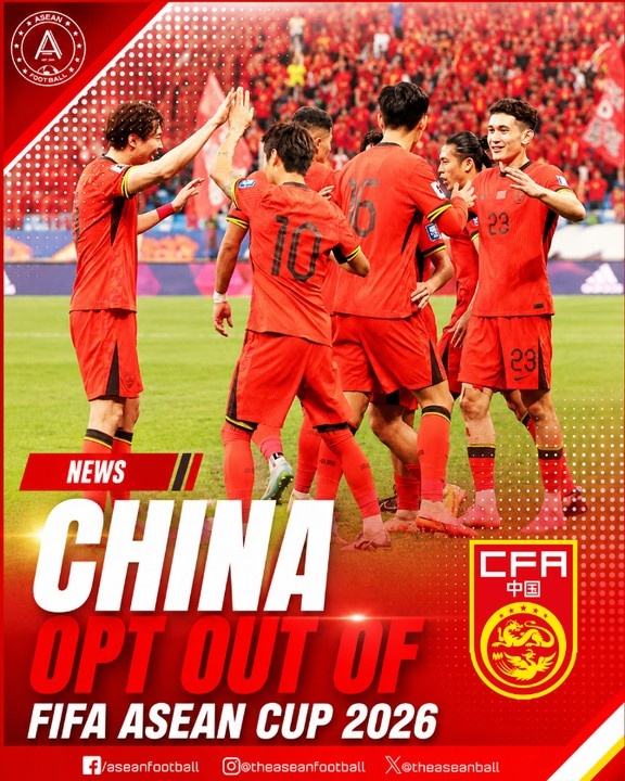 中国男足确认退出首届国际足联东南亚杯,改战五国邀请赛 中国男足确认退出首届国际足联东南亚杯,改战五国邀请赛