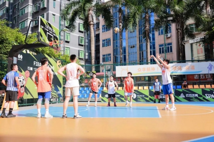 FIBA Open 3x3深圳石厦站收官 田面股份21-5血洗平山股份夺围村组冠军